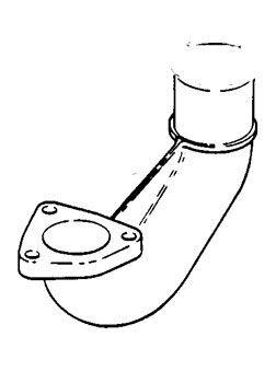 MASSEY FERGUSON TRACTOR EXHAUST PIPE (AGCO) 1862807M1
