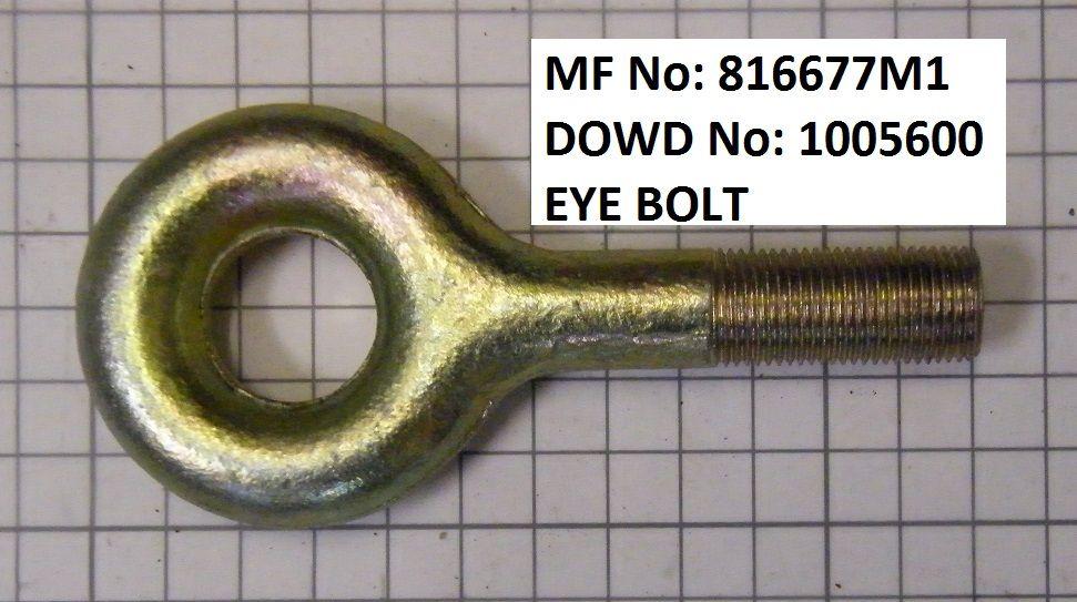 Massey Ferguson EYEBOLT Part No:816 677 M1