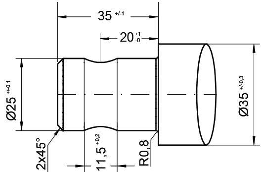 CHILLTON TINE-STRAIGHT PIN FIT 860MM 77913