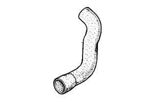 MASSEY FERGUSON TRACTOR HOSE (AGCO) 3619055M1