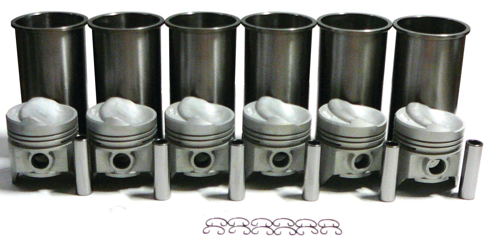 CASE IH PISTON & LINER SET (6) 69149