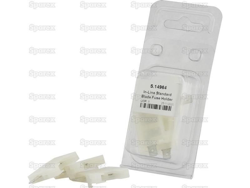 In Line Standard Blade Fuse Holder (Agripak 3 pcs.)