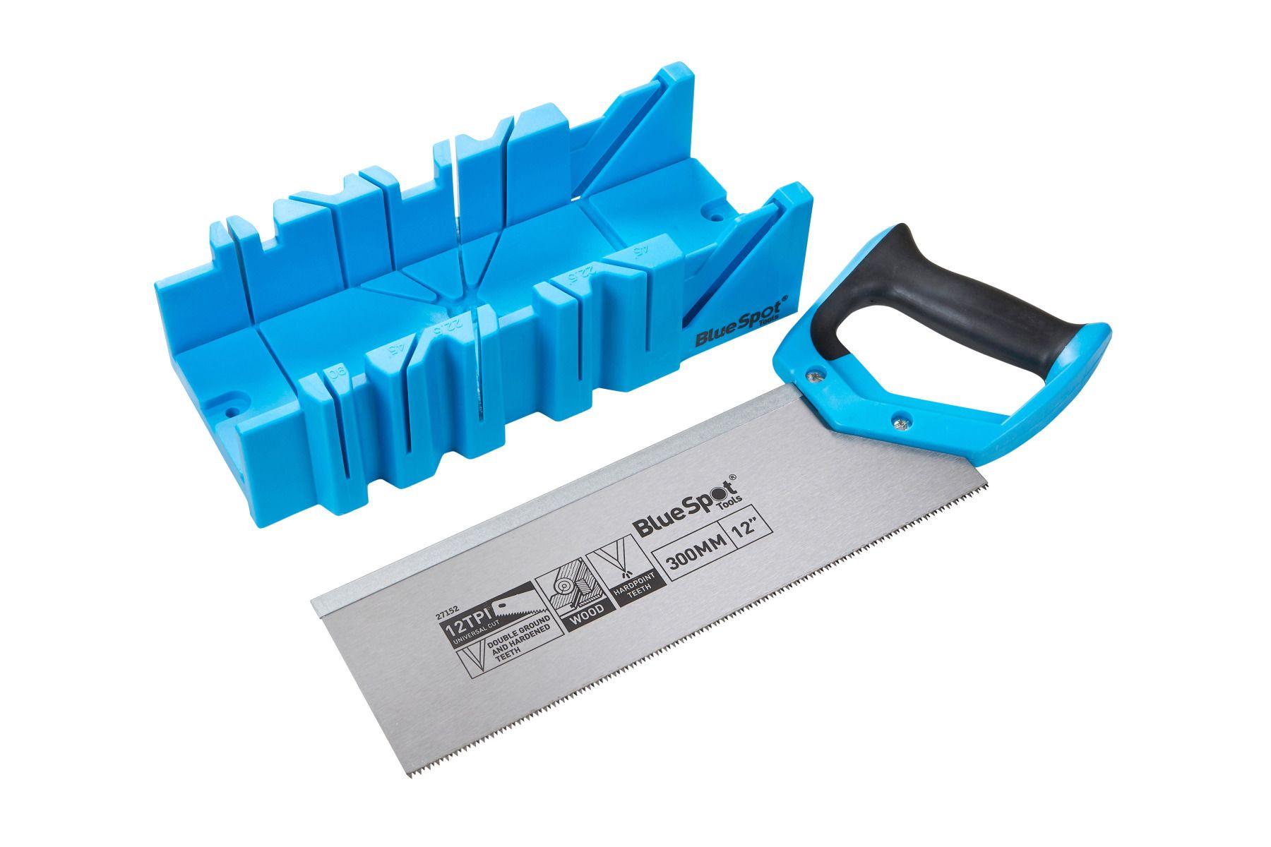 Blue Spot Tools 300mm (12") Mitre Box and 300mm (12") Tenon Saw Set