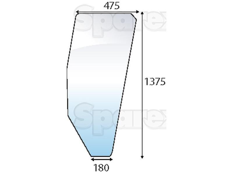 Door Glass RH for Fiat 90-90 (90 Series)
