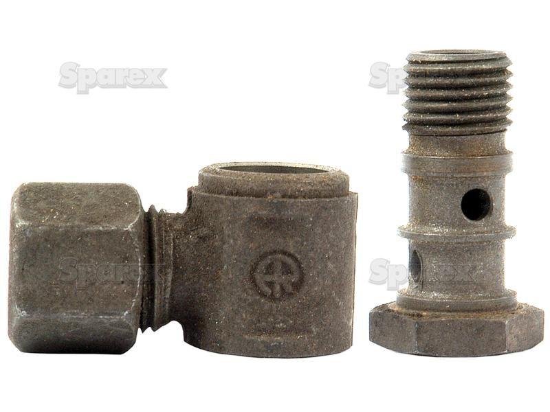 Hydraulic Metal Pipe Banjo Coupling S.W.V. 10L with bolt PARKER HANNIFIN (SWVE10LMCF)