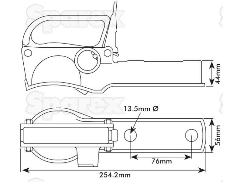 TRAILER HITCH-FEMALE-CAST STEEL