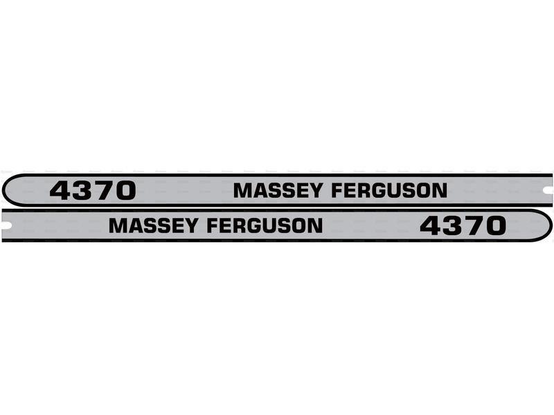 Decal Set - Massey Ferguson 4370 for Massey Ferguson