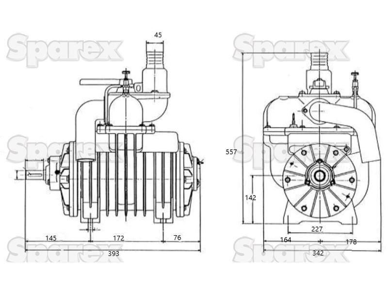 Vacuum pump for Battioni Pagani Pomp