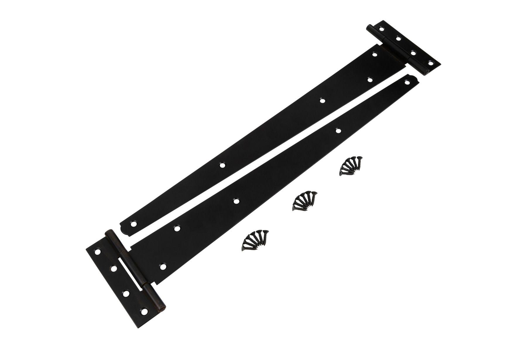 Blue Spot Tools Black Powder Coated Tee Hinge 450mm