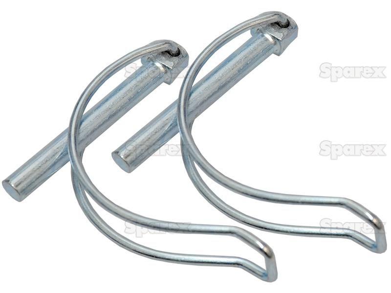 Pipe Linch Pin, Pin Ø8mm x 60mm (2 pcs. Agripak)