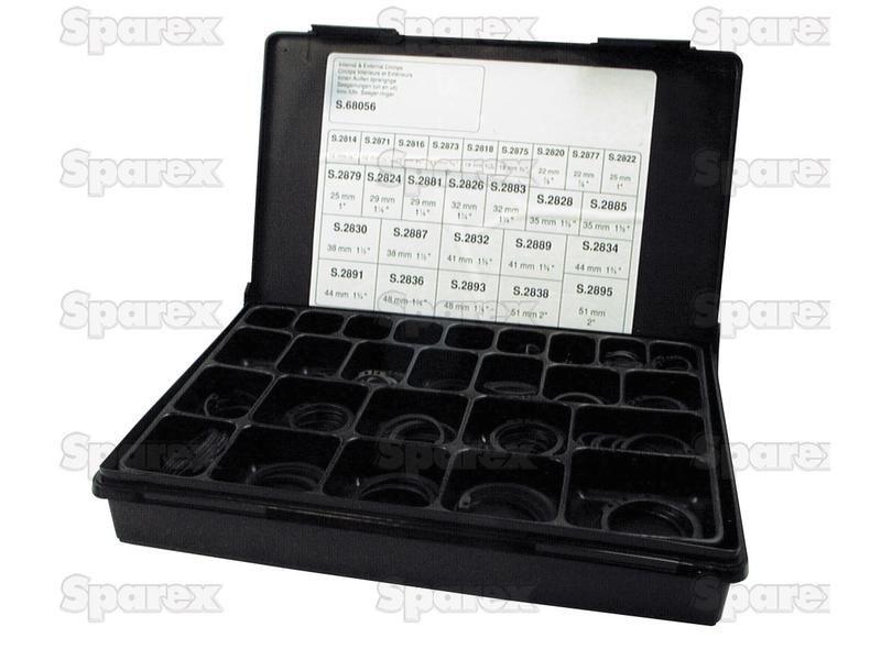 Internal & External Circlip - Assortment, 330 pcs. Compak
