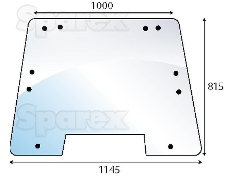 Windscreen for Case IH JX70U