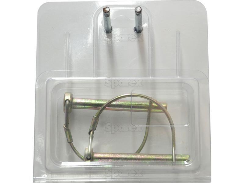 Shaft Locking Pin, Pin Ø8mm x 57mm (2 pcs. Agripak)
