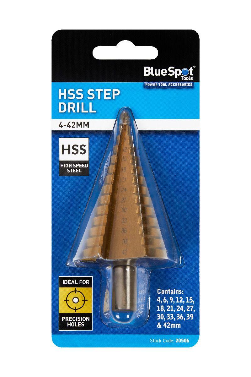 Blue Spot Tools HSS Step Drill (4-42mm)
