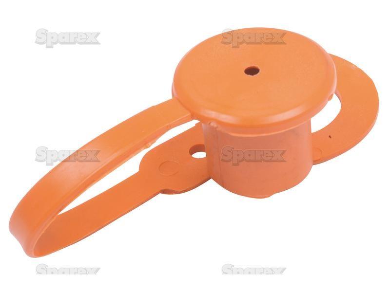 Dust Plug 3/8'' Orange Fits Female