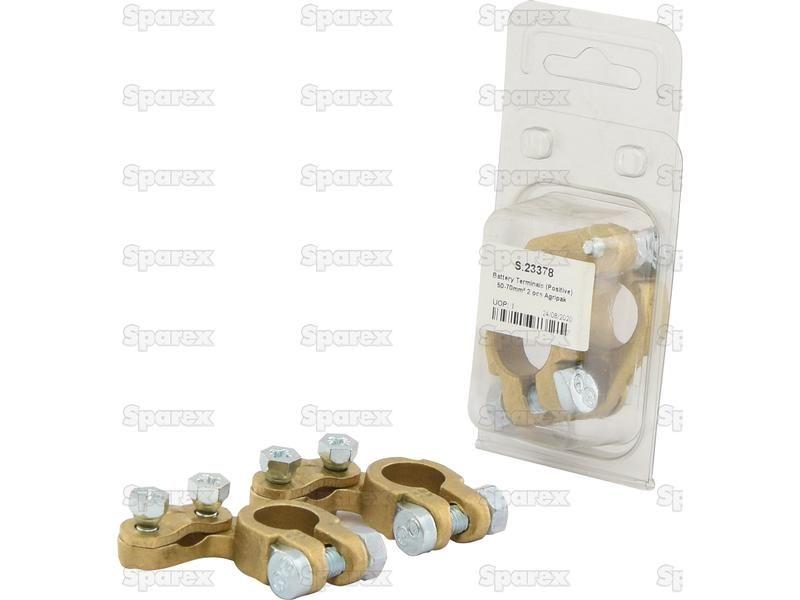 Battery Terminals (Positive) 50-70mm°² 2 pcs Agripak