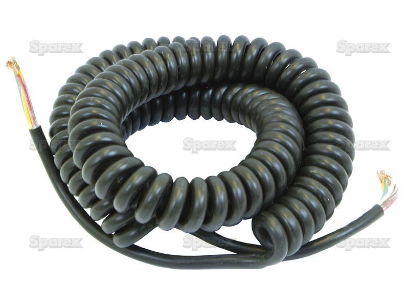 Electrical Cable - 5 Core, 0.5mm°² Cable, Black (Length: 5M), ()