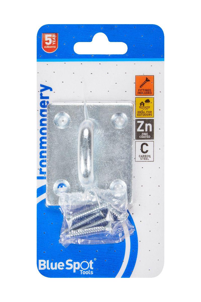 Blue Spot Tools Zinc Staple On Plate Heavy 55 X 65mm