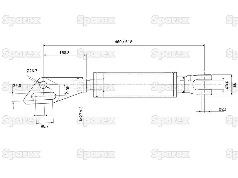 Levelling Box Assembly for Case IH, Fiat, Ford New Holland