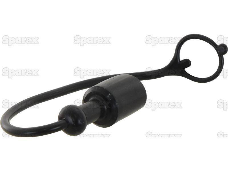 Dust Cap 1/4'' Black Fits For Male Coupling TF14N Faster S.p.A (TF 14 N, TF14N)