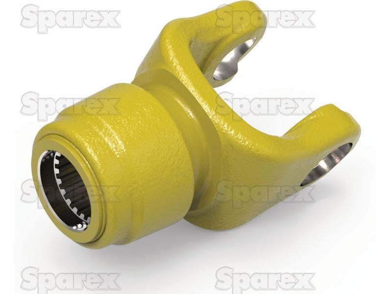 PTO Yoke - Quick Release (U/J Size: 22 x 54.8mm) Size: 1 3/8"-21 Spline Walterscheid (10.83.102, 1083102)