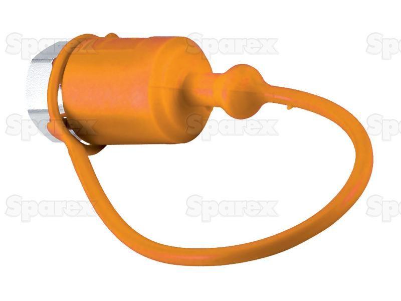 Dust Cap 1/2'' Orange Fits Male Coupling TF12A Faster S.p.A (TF 12 A, TF12A)