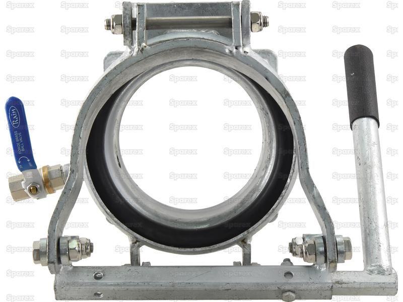 Quick Release Coupling with Flange - Female 6'' (159mm) x (150mm) (Galvanised)