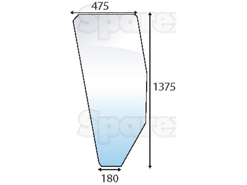 Door Glass LH for Fiat 90-90 (90 Series)