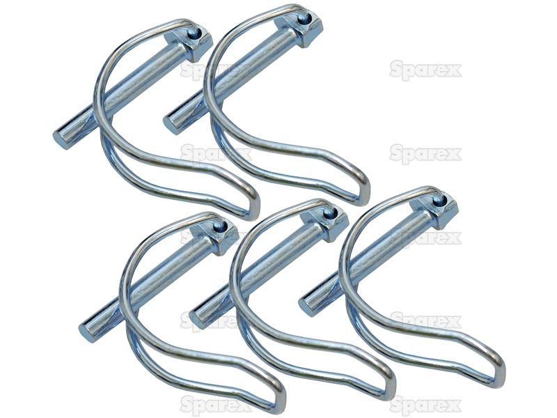 Pipe Linch Pin, Pin Ø6mm x 40mm (5 pcs. Agripak)
