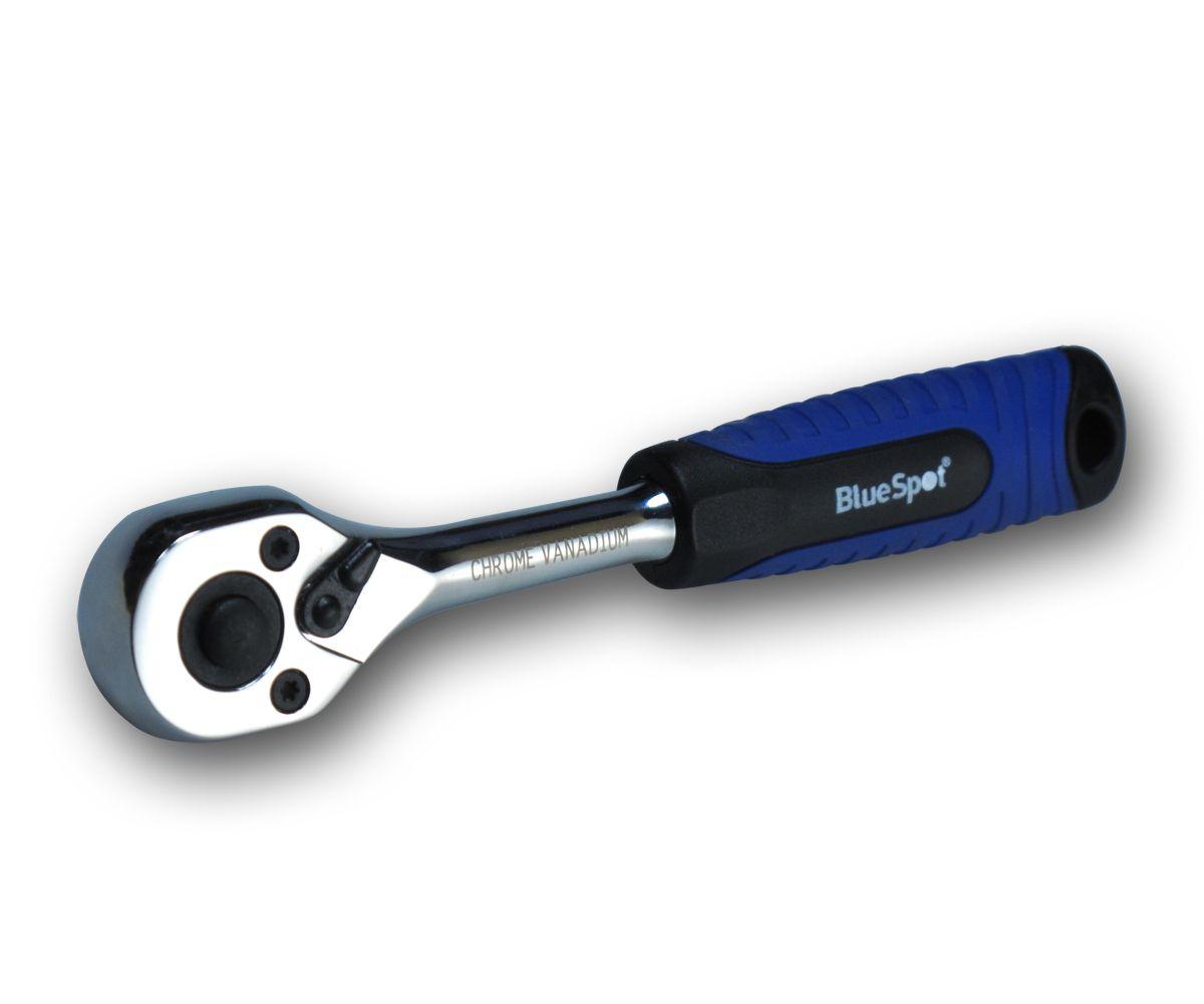 Blue Spot Tools 1/4" Drive Soft Grip Ratchet (72 Teeth)