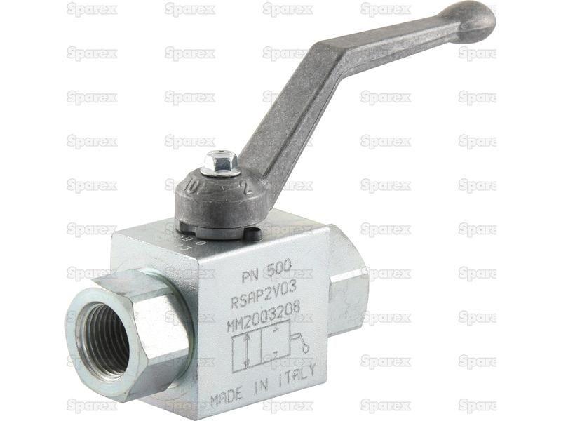 Hydraulic 2-Way Shut-off Ball valve 1/2''BSP Bondioli & Pavesi (RSAP2V03)