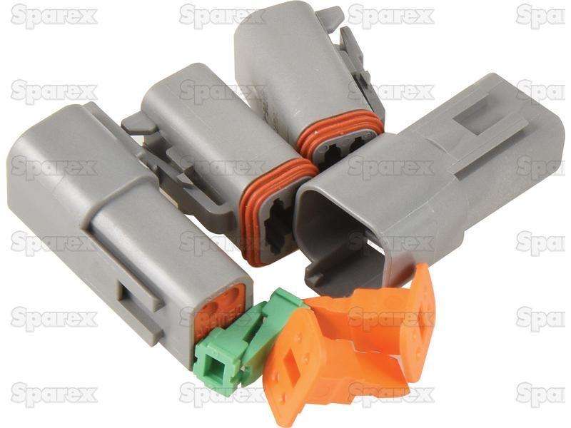 Deutsch DT Connector 4 Pole 4 pcs. (Bag)