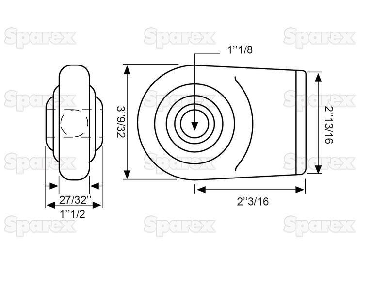 Lower Link Weld On Ball End (Cat. 2)