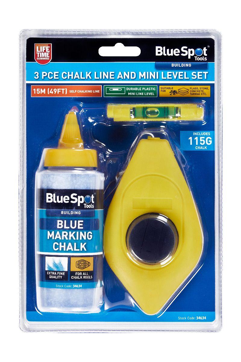 Blue Spot Tools 3 PCE Chalk Line Set