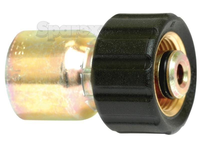 Parker Metric (Karcher)  1/4'' x M22 x 1.5 Female Straight Swivel