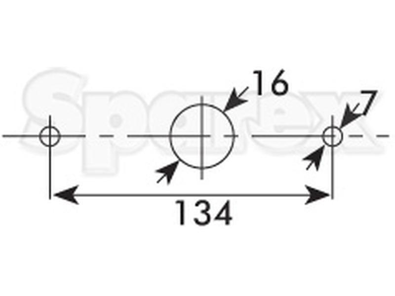 Halogen Front Combination Light (LH) for Massey Ferguson 253 (200 Series)