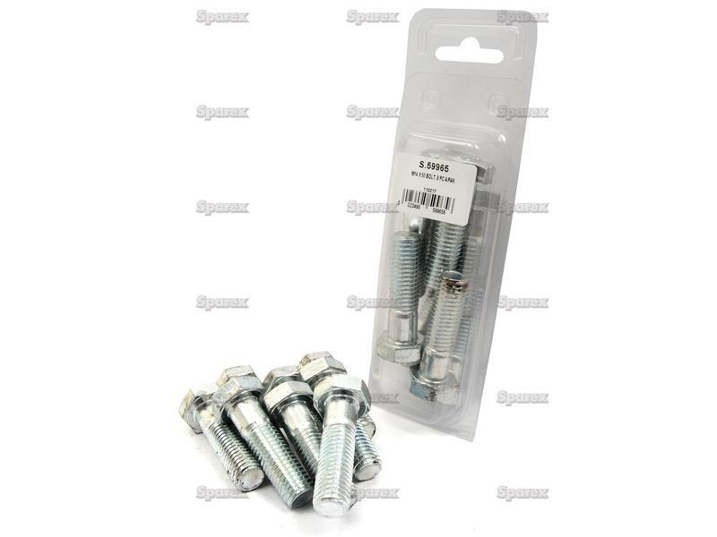 Metric Bolt, Size: M14 x 50mm (Din 931) 8 pcs. Agripak