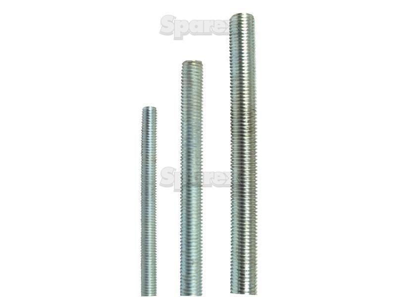 Metric Threaded Bar, Size: Ø27mm, Length: 1M, Tensile strength: 8.8.