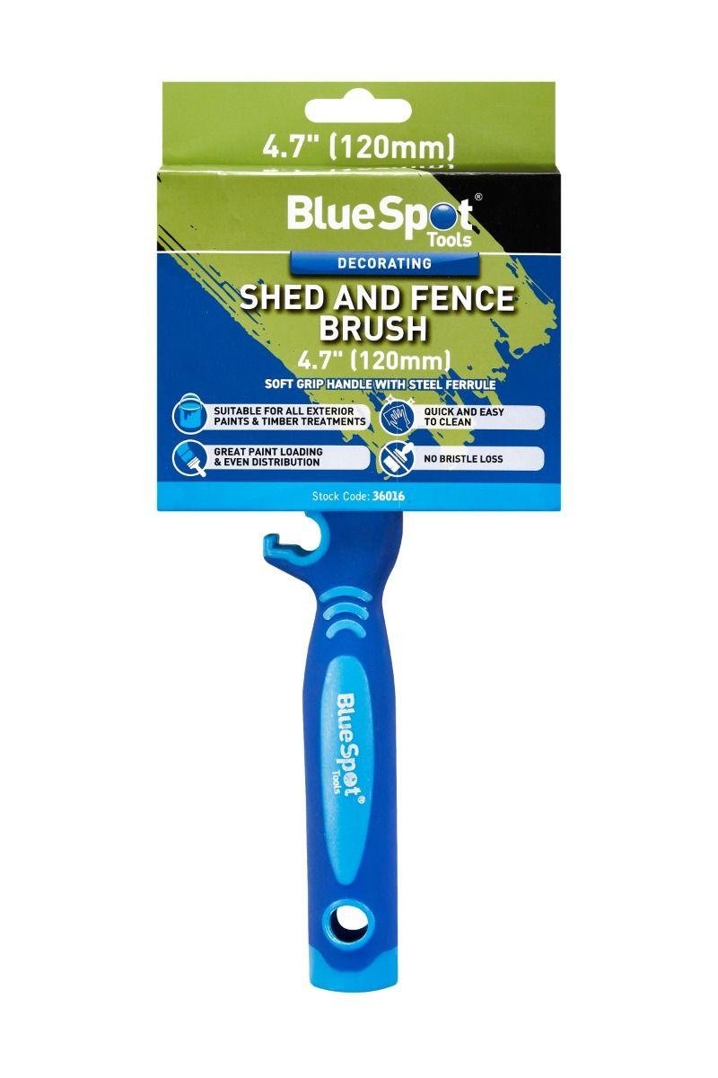 Blue Spot Tools 4.7" (120mm) Shed and Fence Brush