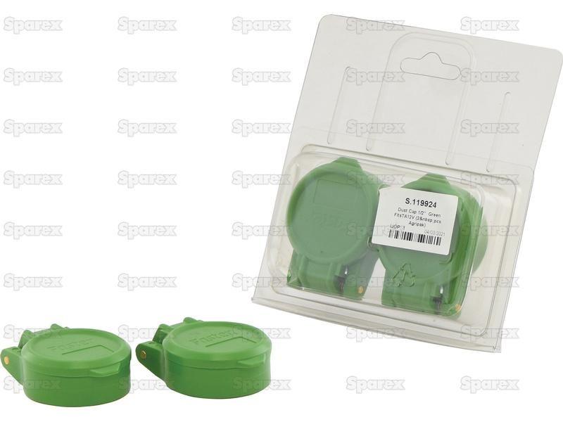 Dust Cap 1/2'' Green Fits  TA12V (2 pcs. Agripak) Faster S.p.A (TA12V)