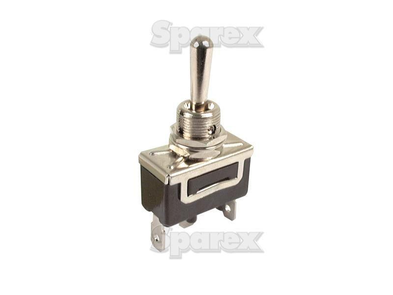 Toggle Switch, On/Off/(On) Sprung Centred