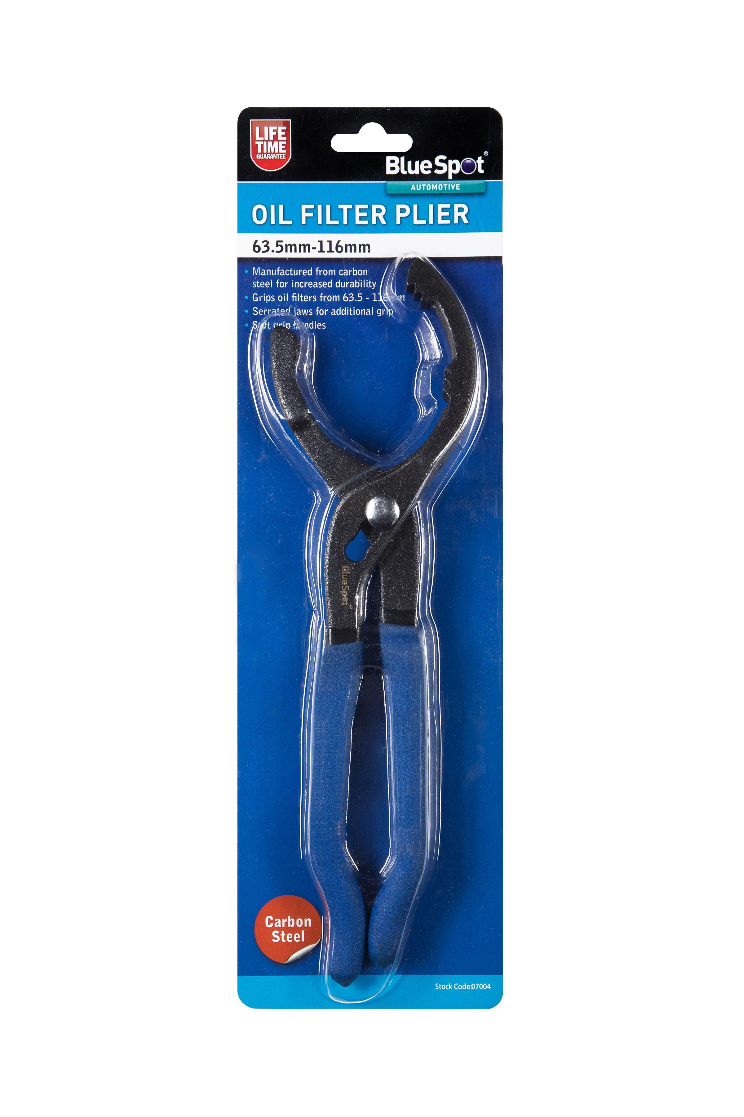 Blue Spot Tools Oil Filter Pliers (63.5mm-116mm)
