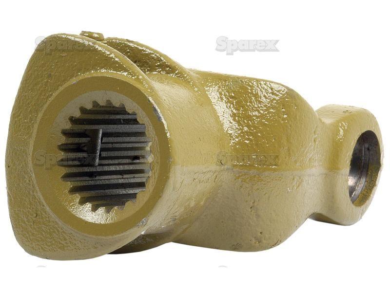 PTO Yoke - Quick Release (U/J Size: 27 x 74.5mm) Size: 1 3/8"-21 Spline Bondioli & Pavesi, La Magdalena, Massey Ferguson, Same, Walterscheid