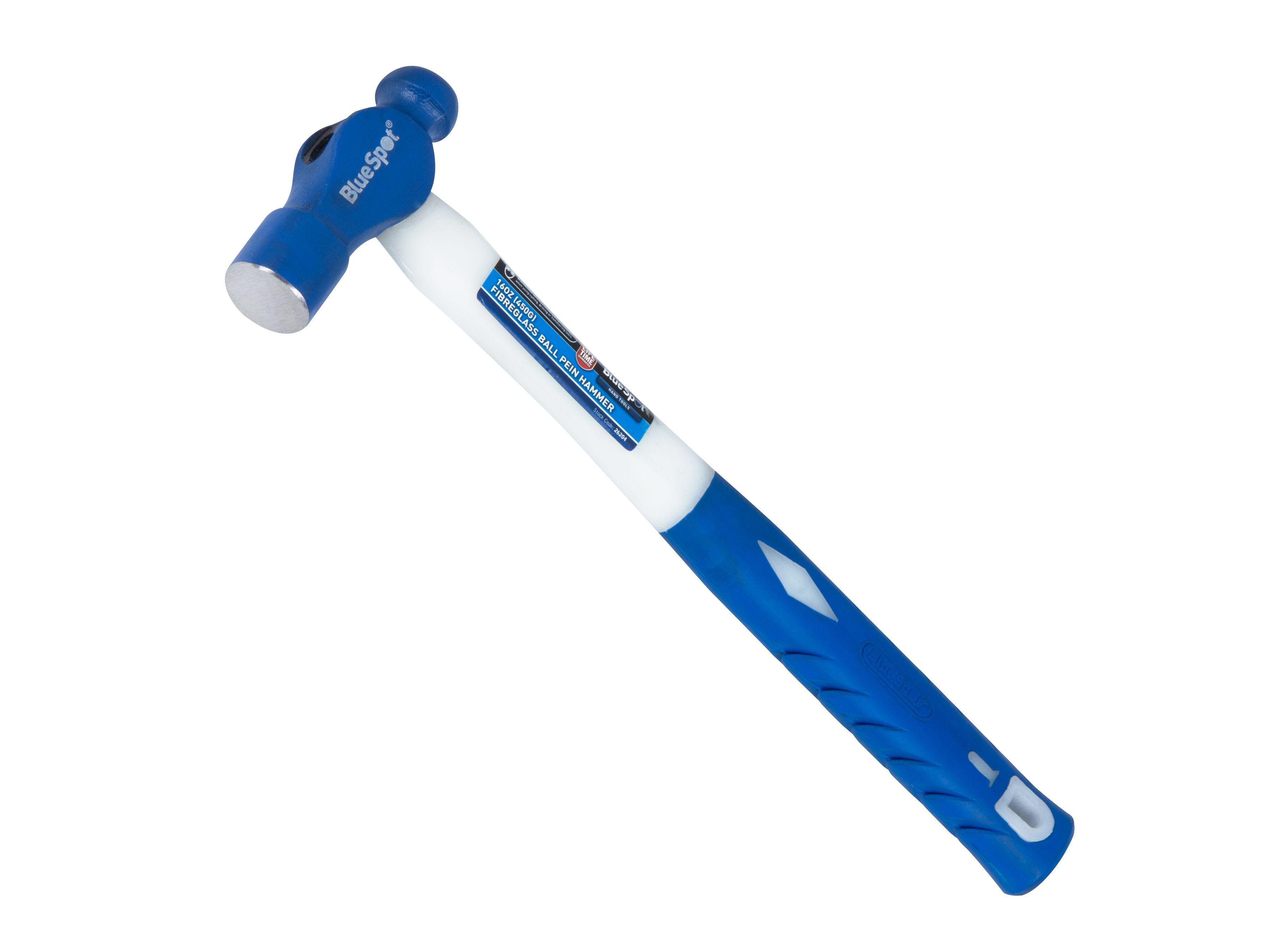 Blue Spot Tools 16oz (450g) Fibreglass Ball Pein Hammer