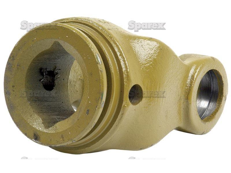 PTO Tube Yoke (U/J Size: 34 x 90mm) Profile: Lemon, Size: 39.5 x 4.5mm, Ref: 1b. La Magdalena, Massey Ferguson, Walterscheid