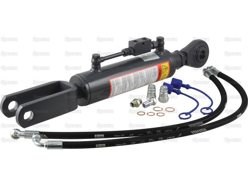 Hydraulic Levelling Box (Supplied with: Hoses), Min. Length: 680mm, Cylinder Bore: 80mm. for Fendt (G416870030010, G438870200300)