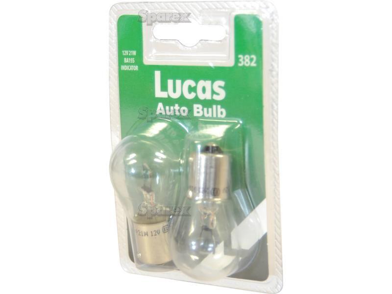 Halogen Side | Indicator Bulb, 12V, 21W, BA15s Base Case IH, Lucas
