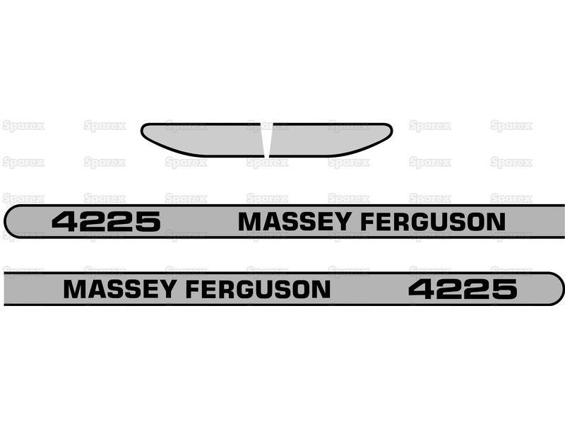 Decal Set - Massey Ferguson 4225 for Massey Ferguson