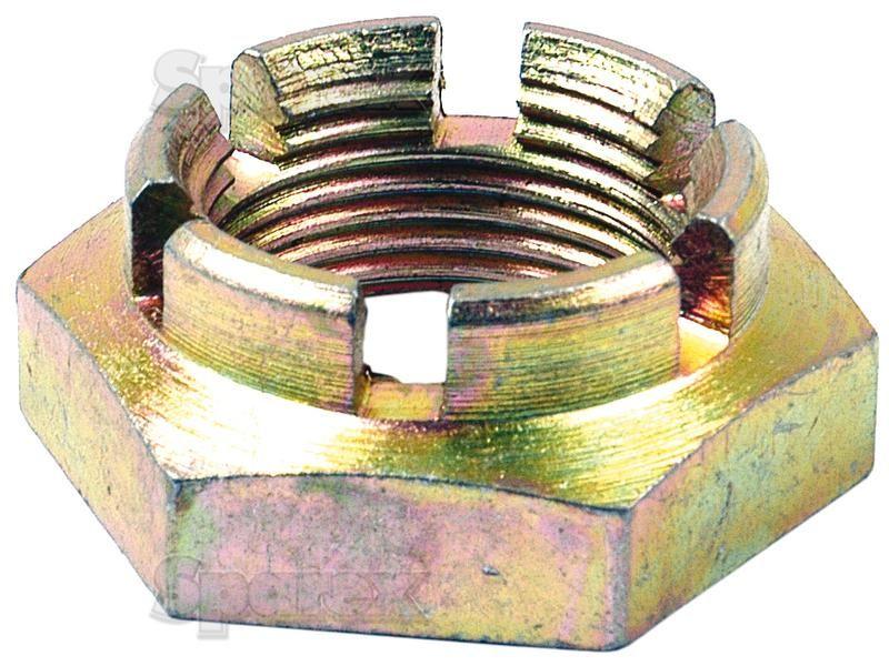 Imperial Castle Nut, Size: 1 1/4'' UNF (Din 935) Tensile strength: 8.8 for TAFE 8504