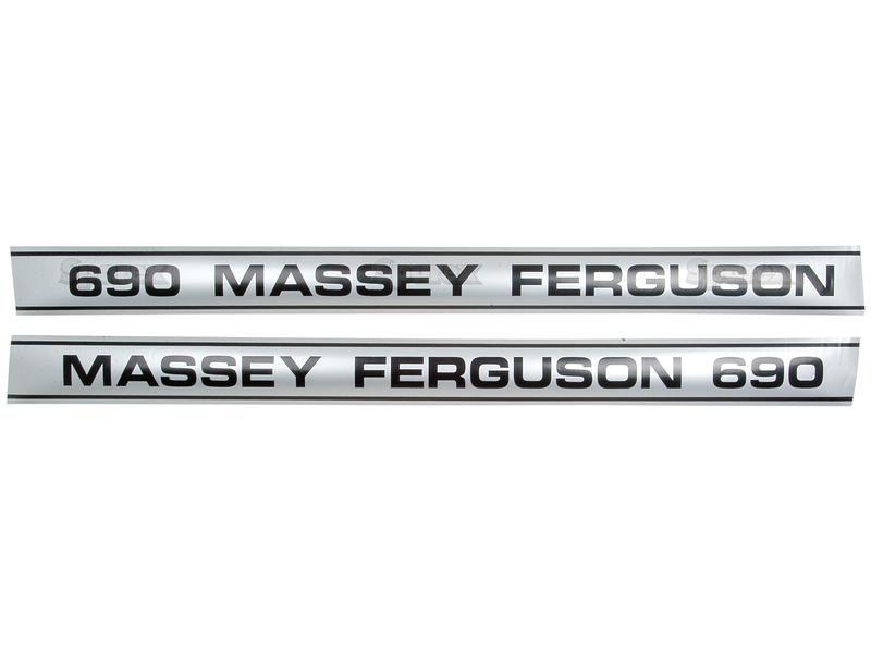 Decal Set - Massey Ferguson 690 for Massey Ferguson 690 (600 Series)